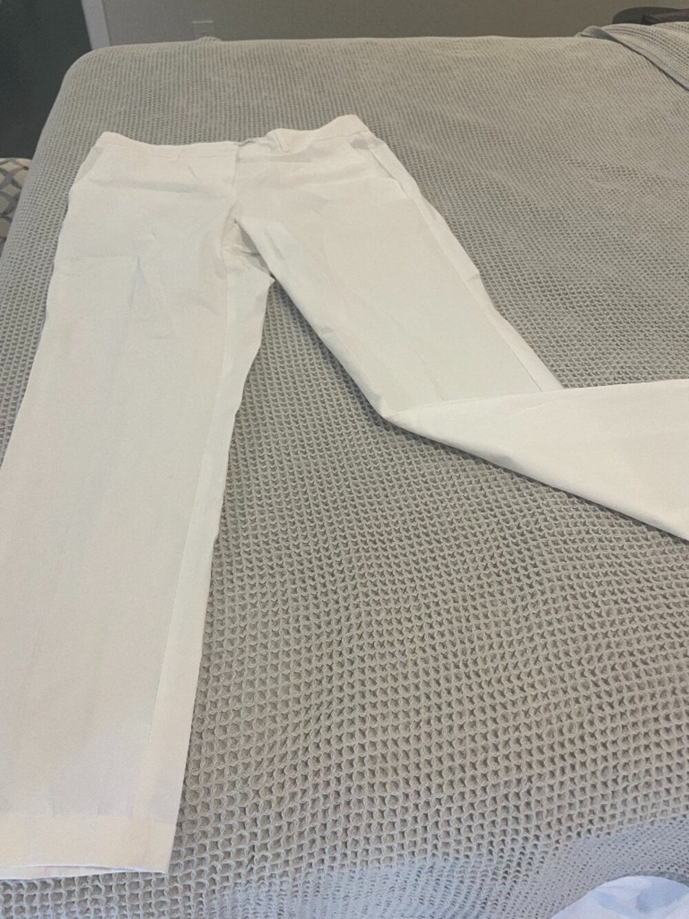 White Cotton Pants by Marella